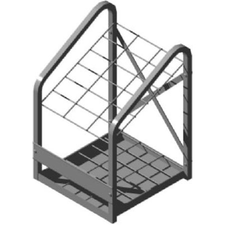 HOMECARE PRODUCTS 6001-442 Angled Cut Pipe Rack With 18 Rectangular Slots HO1636652